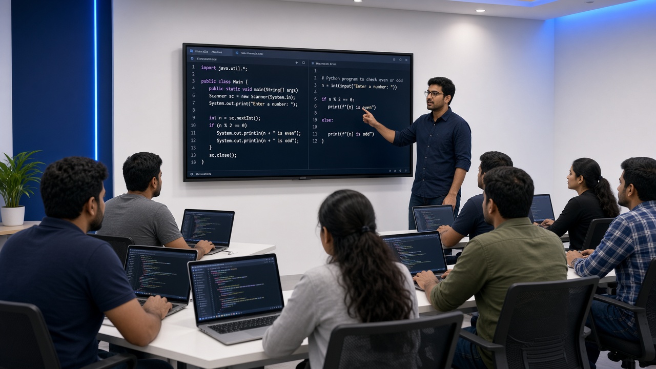 HeapCoders software training session